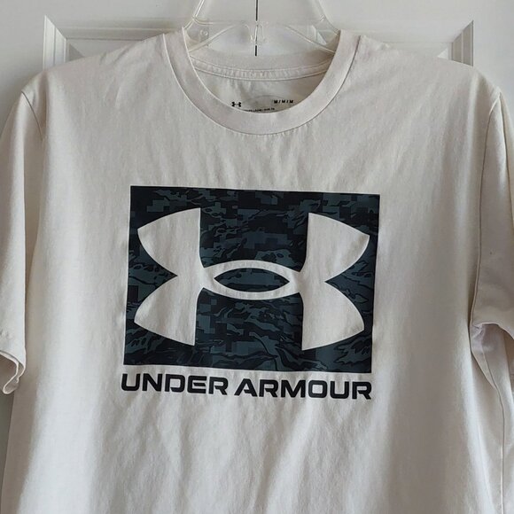 Under Armour Men's Camo Boxed Logo Tee Size M - Picture 2 of 7